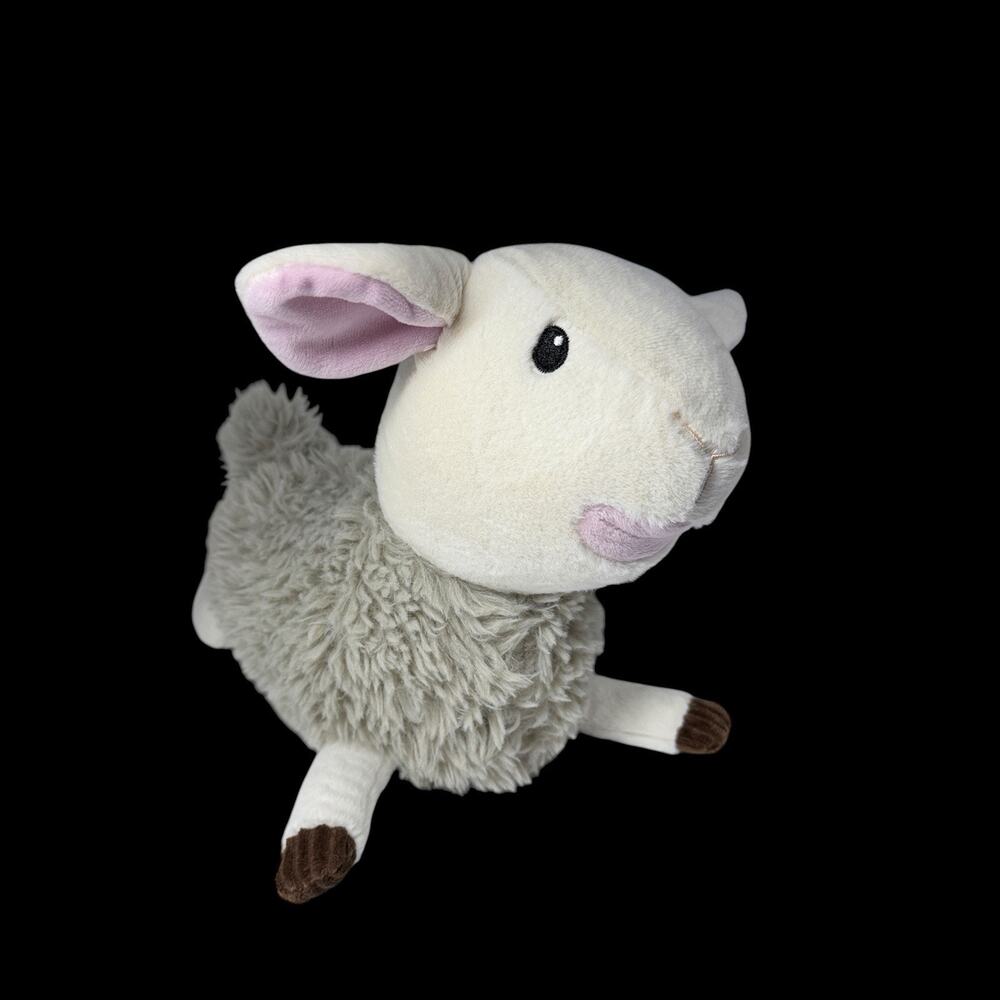 Giggle Scape Lamb Sheep Plush Gray White Stuffed Animal 12 in Pillow Toy Target